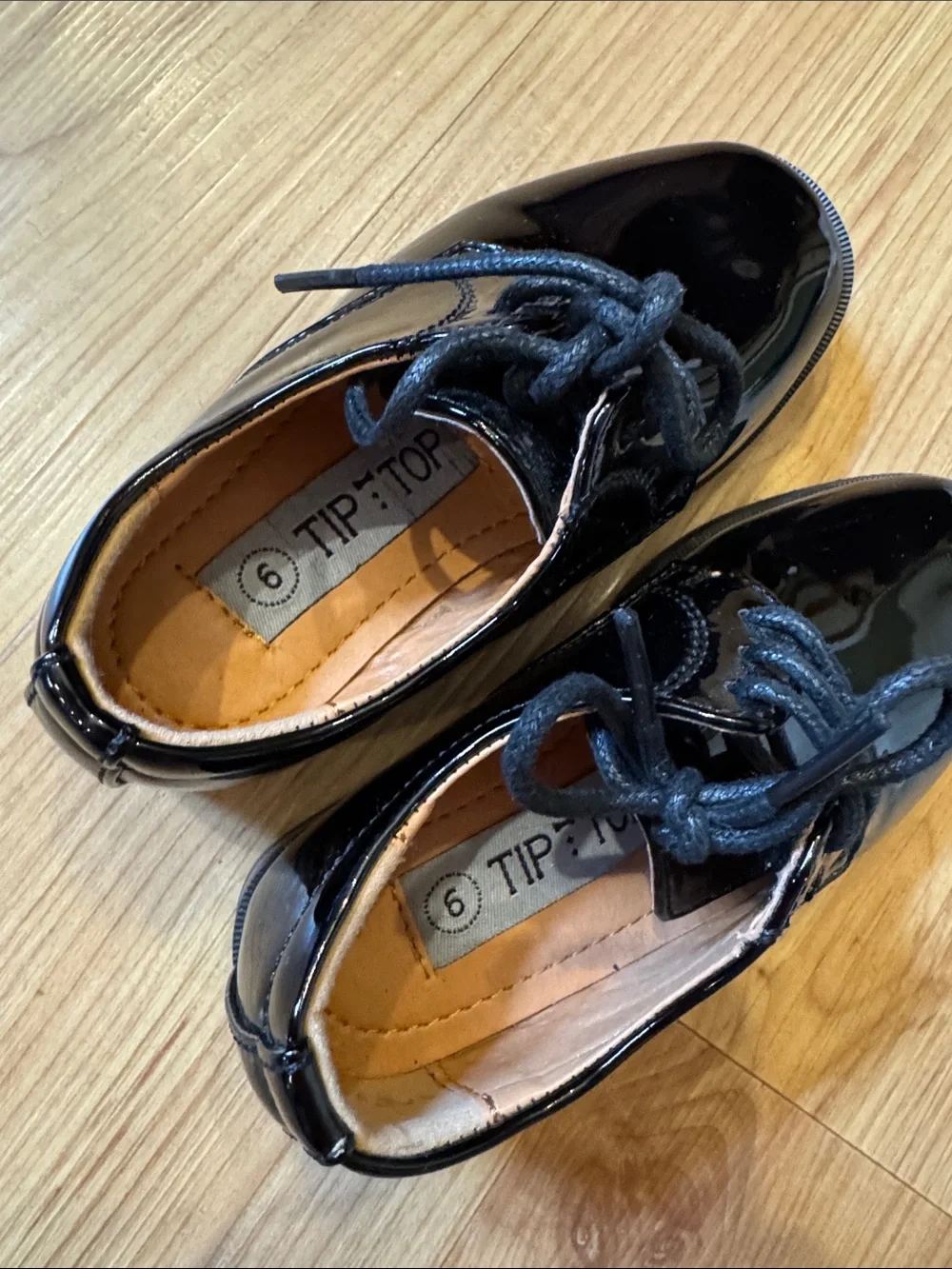 Tip Top Kids Black Patent Dress Shoes